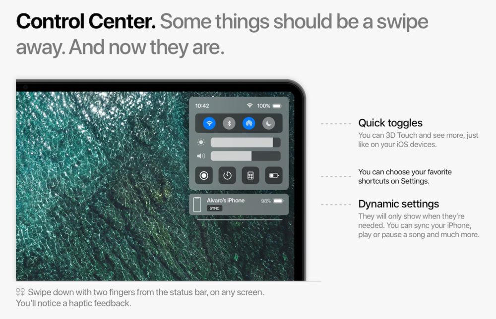 concept de macOS 11