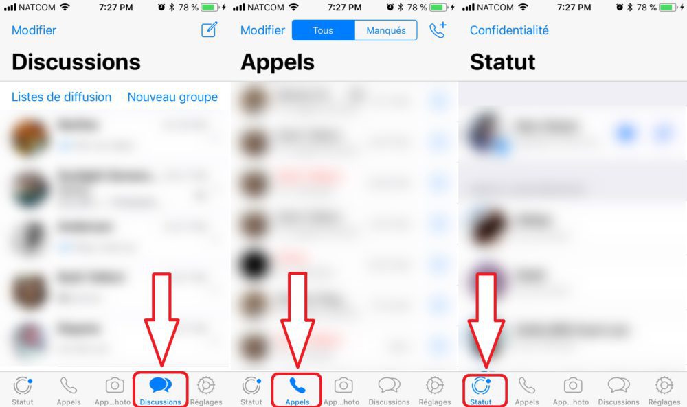 Comment atteindre rapidement le haut d'une page sur iOS