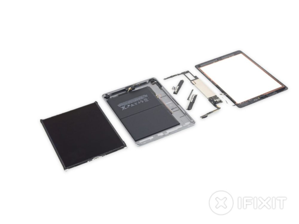 iPad de 2018 démonté par iFixit