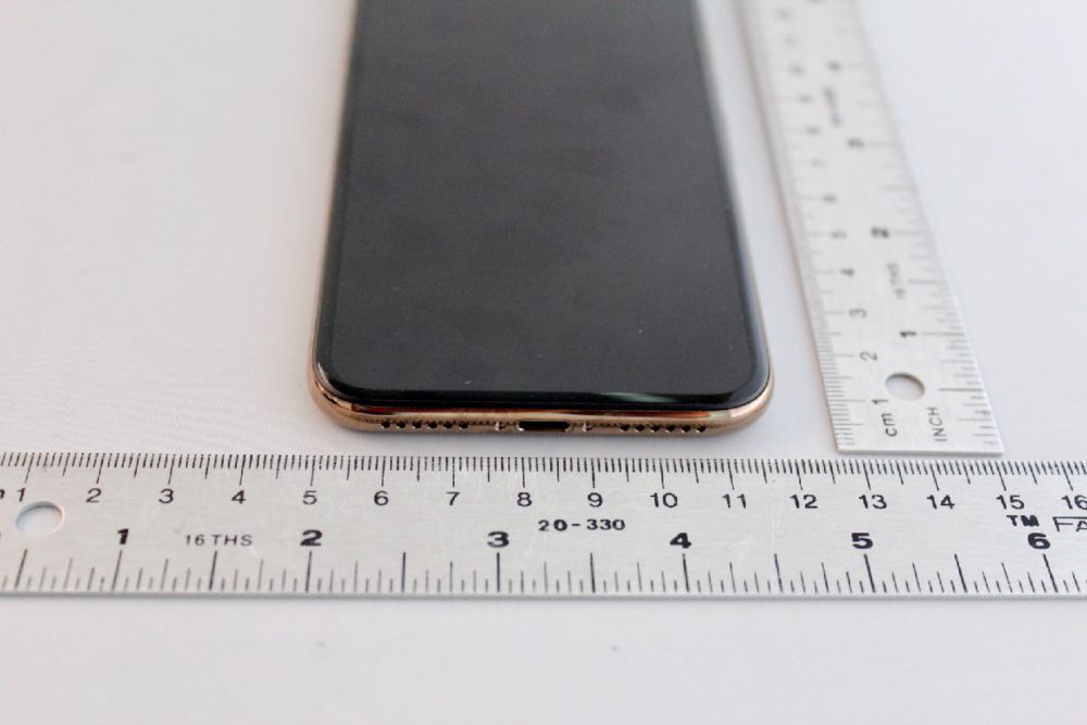 photos de l'iPhone X gold