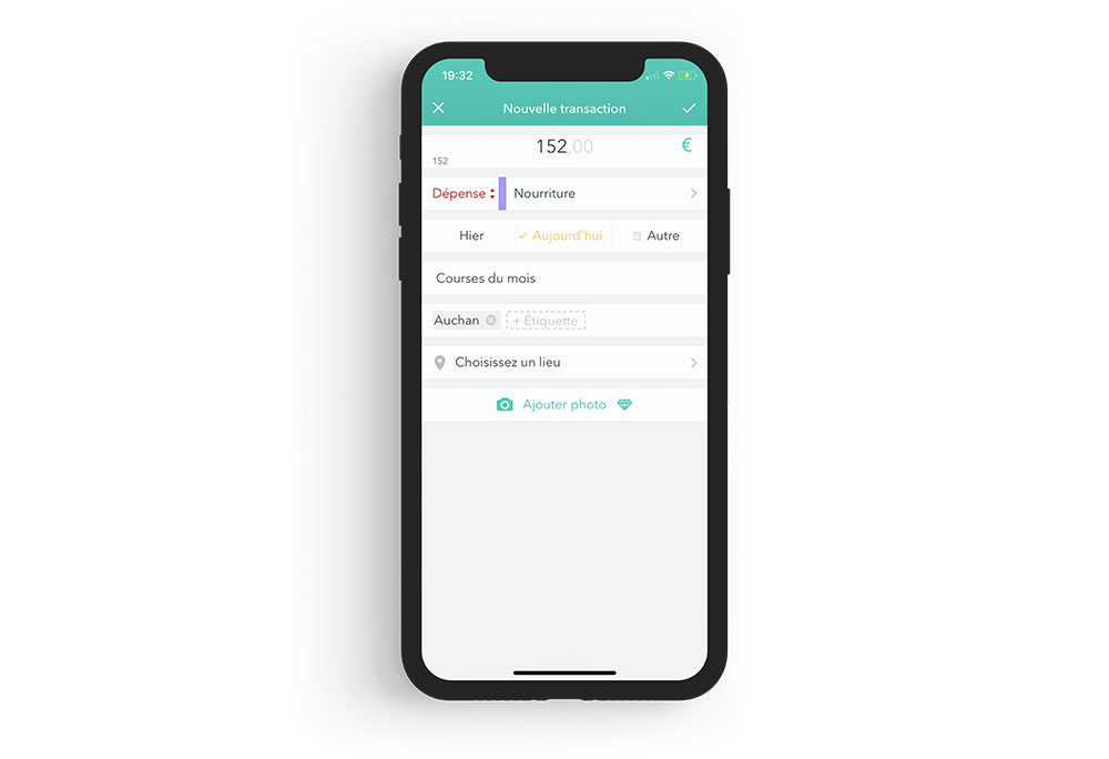 appli iPhone pour gérer son budget MONEON