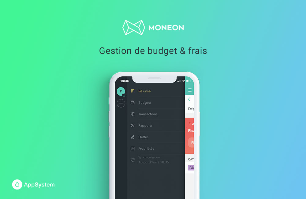 appli iPhone pour gérer son budget MONEON