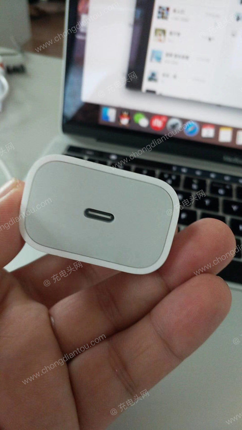 chargeur USB-C 18 W de l'iPhone de 2018