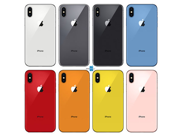 coloris des iPhone de 2018
