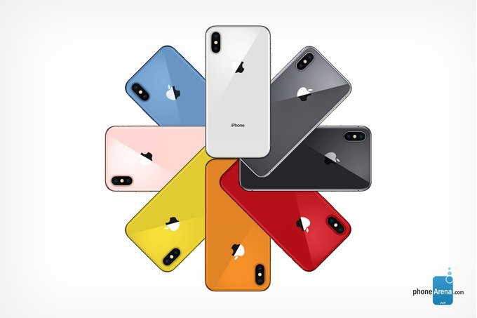 coloris des iPhone de 2018