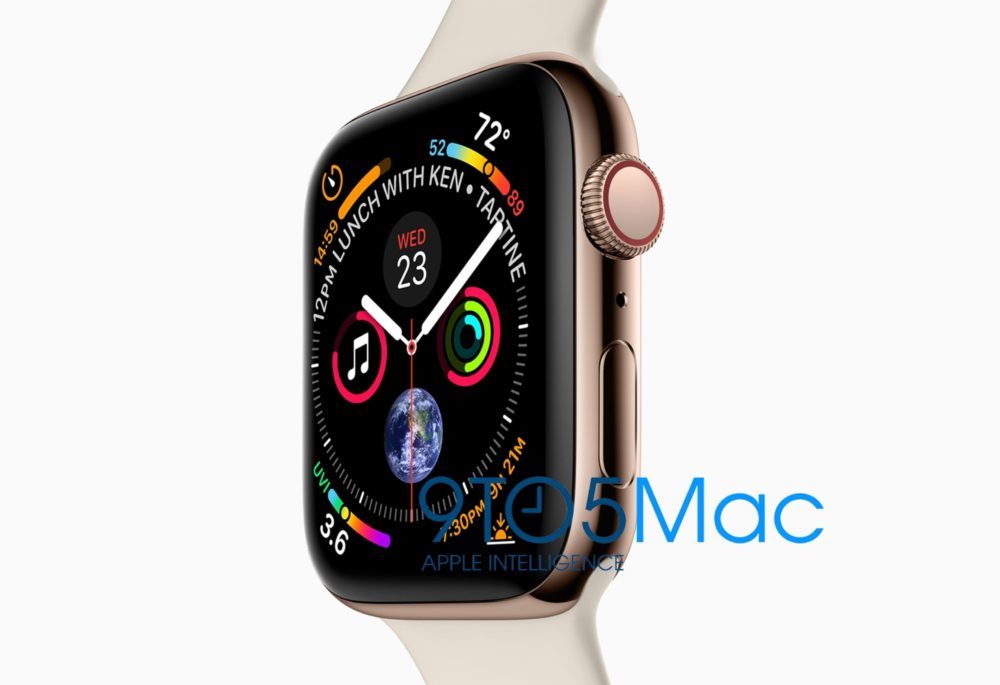 design de l’Apple Watch Series 4