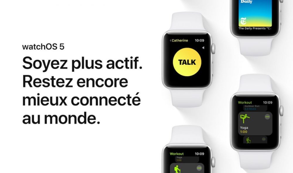 watchOS 5.0.1 est disponible