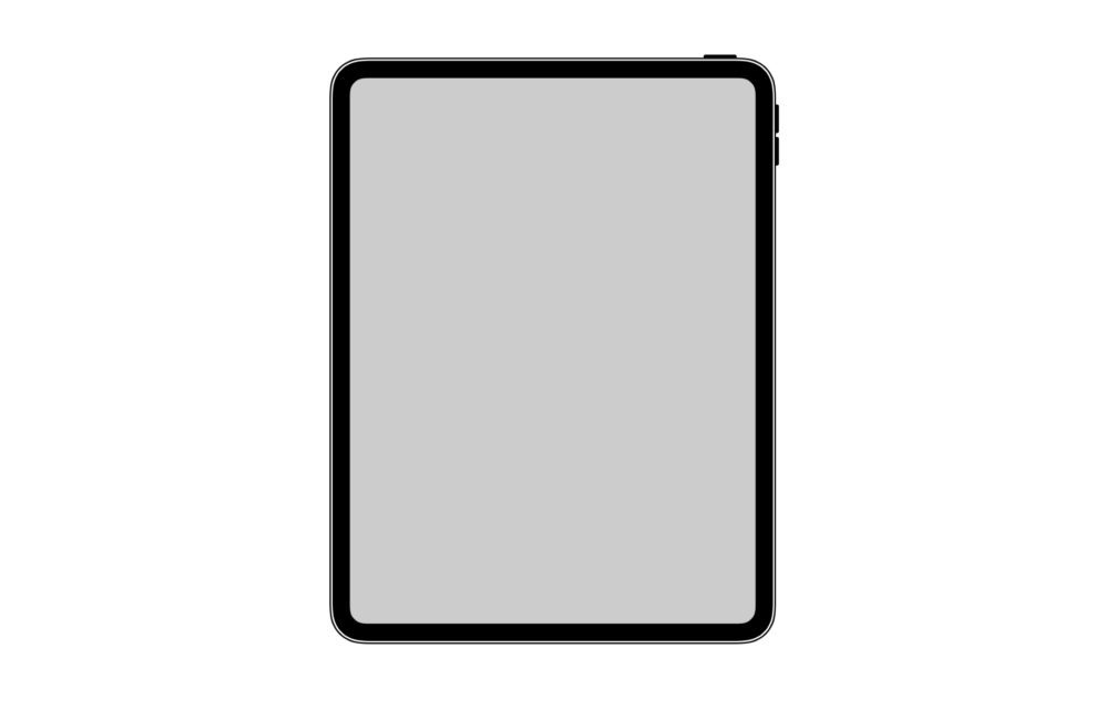 design de l'iPad Pro 2018 