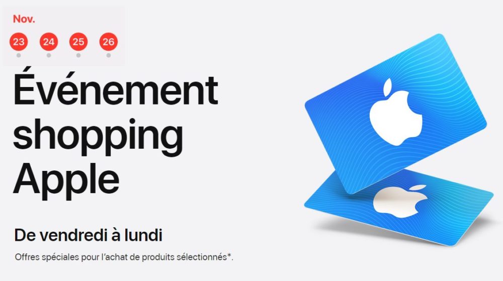 Offre Black Friday Apple