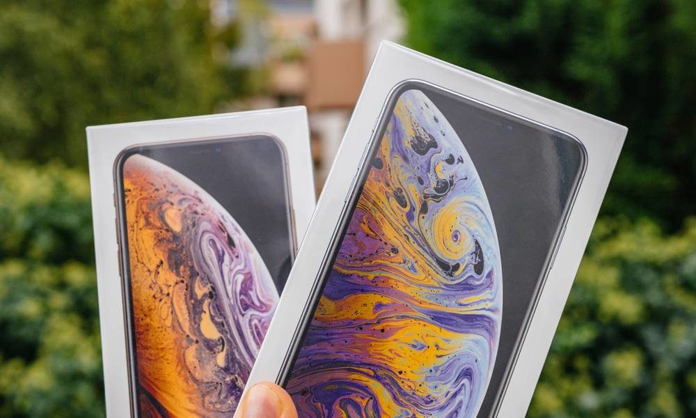 boîte de l'iPhone XS