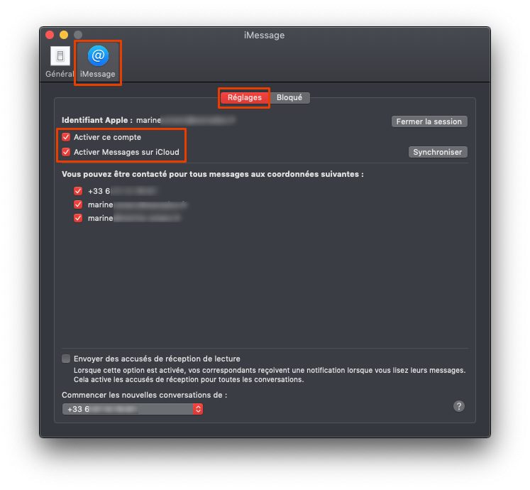 Comment utiliser Messages sur Mac avec la synchro iOS