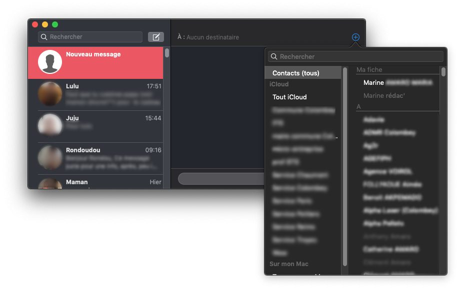 Comment utiliser Messages sur Mac avec la synchro iOS