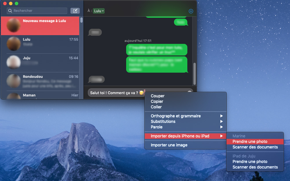 Comment utiliser Messages sur Mac avec la synchro iOS