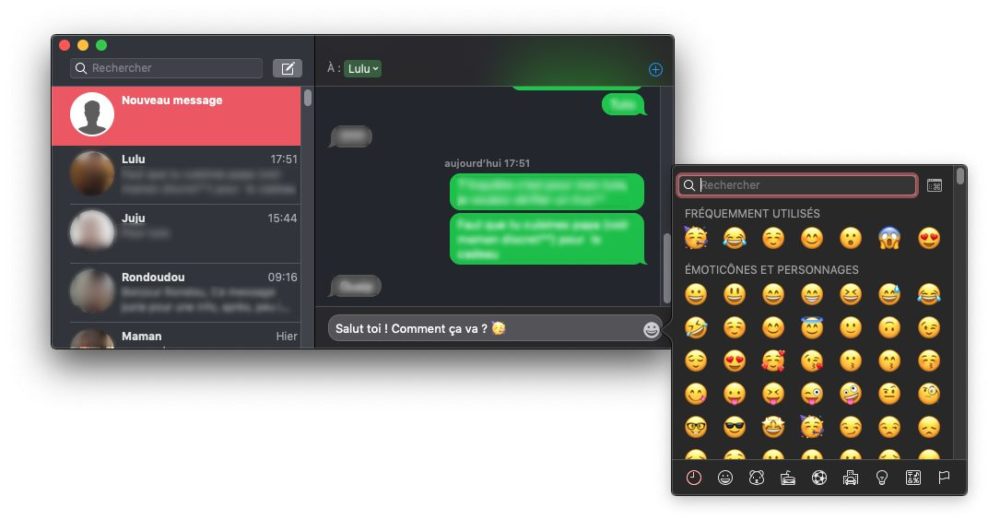 Comment utiliser Messages sur Mac avec la synchro iOS