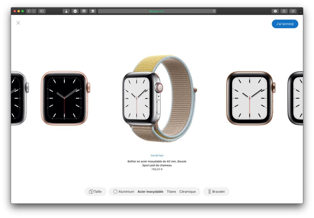 Apple Watch Series 5 - Créer son style