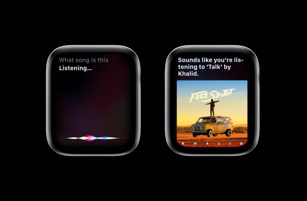 watchOS 6 Siri Shazam 1000x656 La version de watchOS 6 Golden Master est disponible