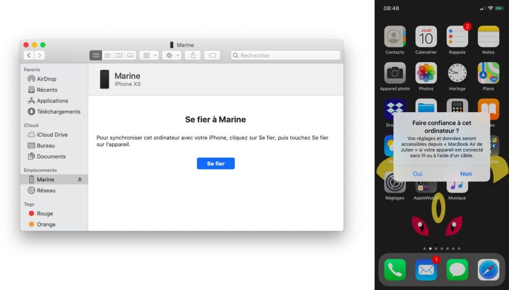 Se fier à l'iPhone et faire confiance au Mac