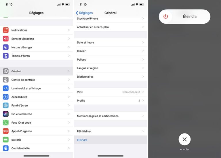 Comment allumer et éteindre un iPhone et autre iDevice - AppSystem