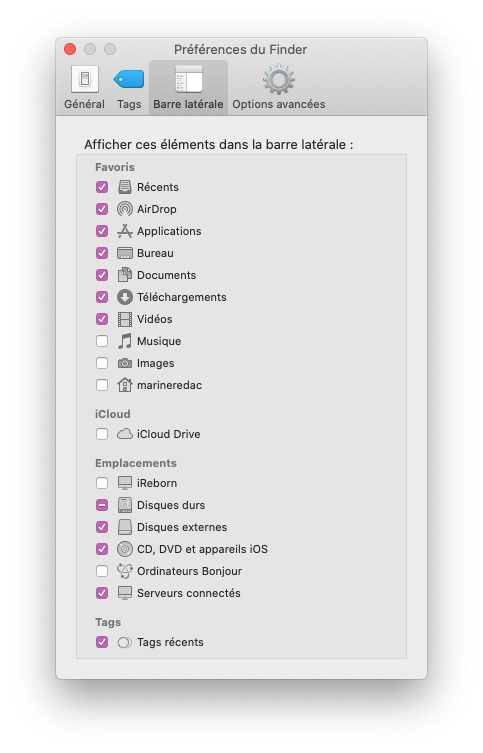 Retrouver l'iPhone dans macOS Catalina