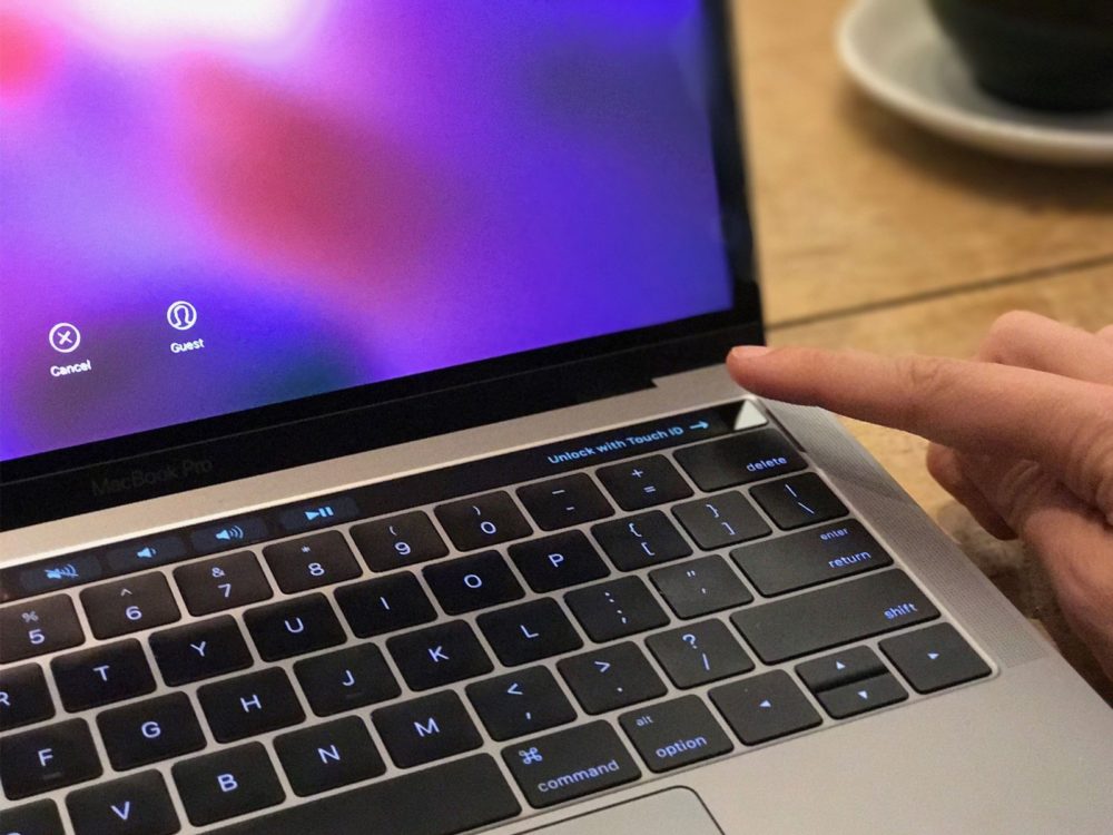 Touch ID sur MacBook