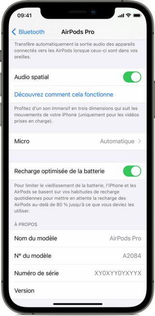 iphone audio spatial 320x650 Comment utiliser l’Audio spatial avec vos AirPods Pro et AirPods Max