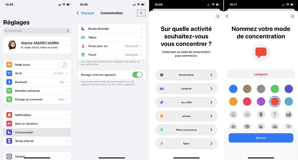 concentration iPhone