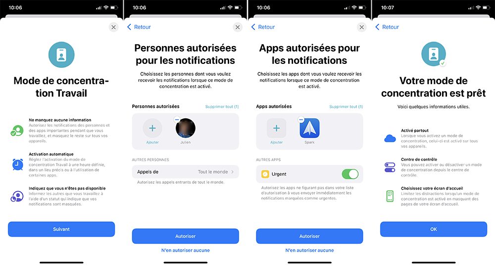 concentration iPhone