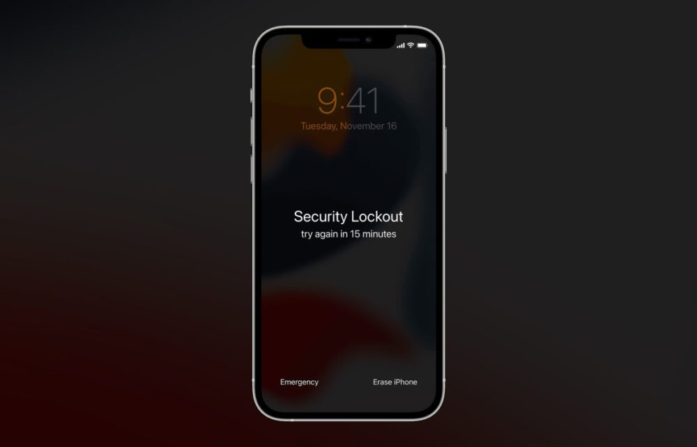 réinitialiser iPhone verrouillé avec iOS 15.2