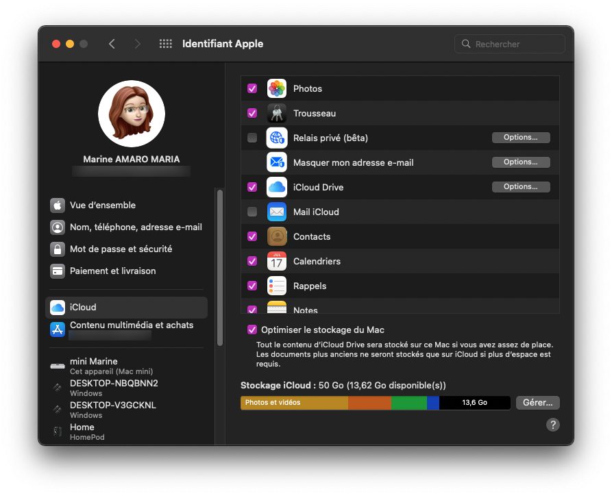mac preferences systeme identifiant apple Comment accéder à son compte iCloud