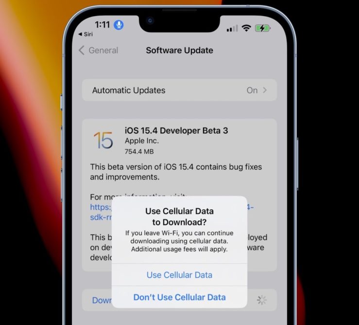 iOS 15.4 Beta 3 Telecharger Mise A Jour 4G iOS 15.4 bêta 3 : voici la liste des nouveautés retrouvées