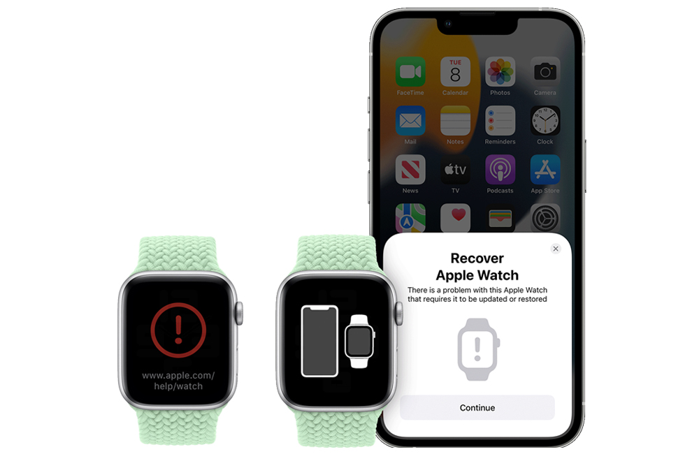 restaurer une Apple Watch