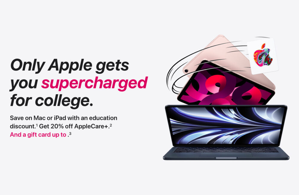 Back to School 2022 d'Apple