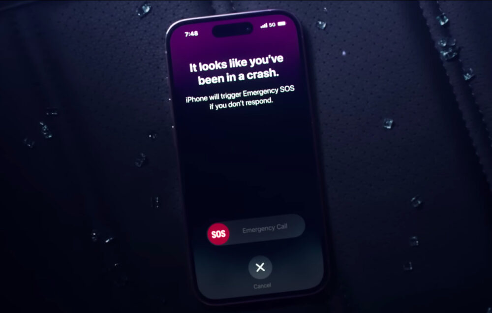 détection des accidents iPhone 14