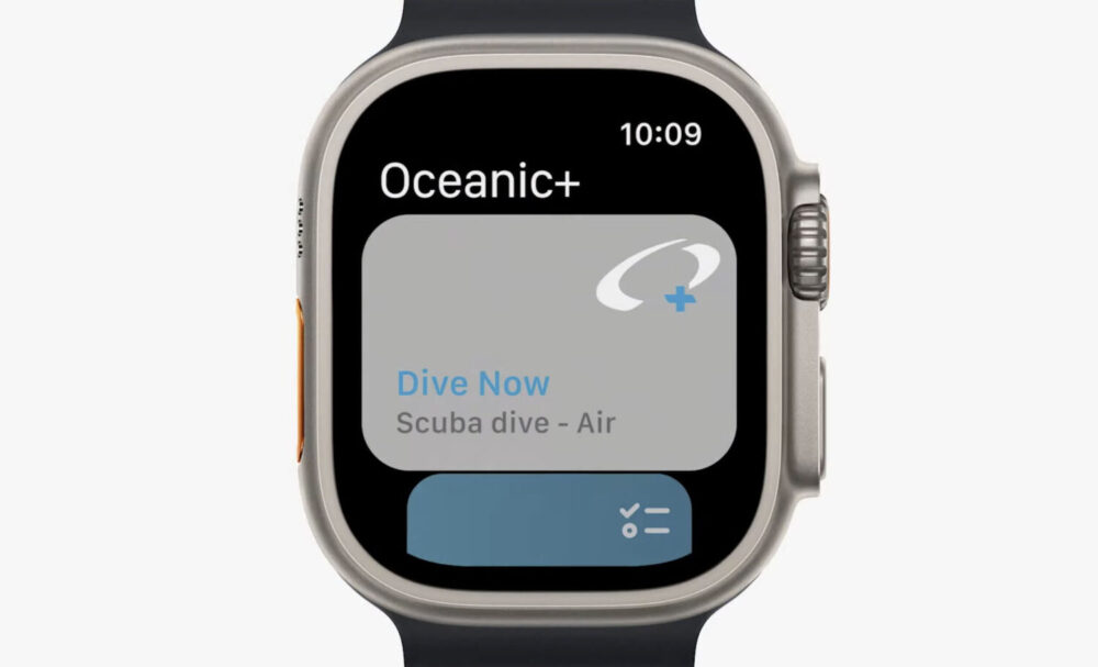 Oceanic+ sur Apple Watch Ultra