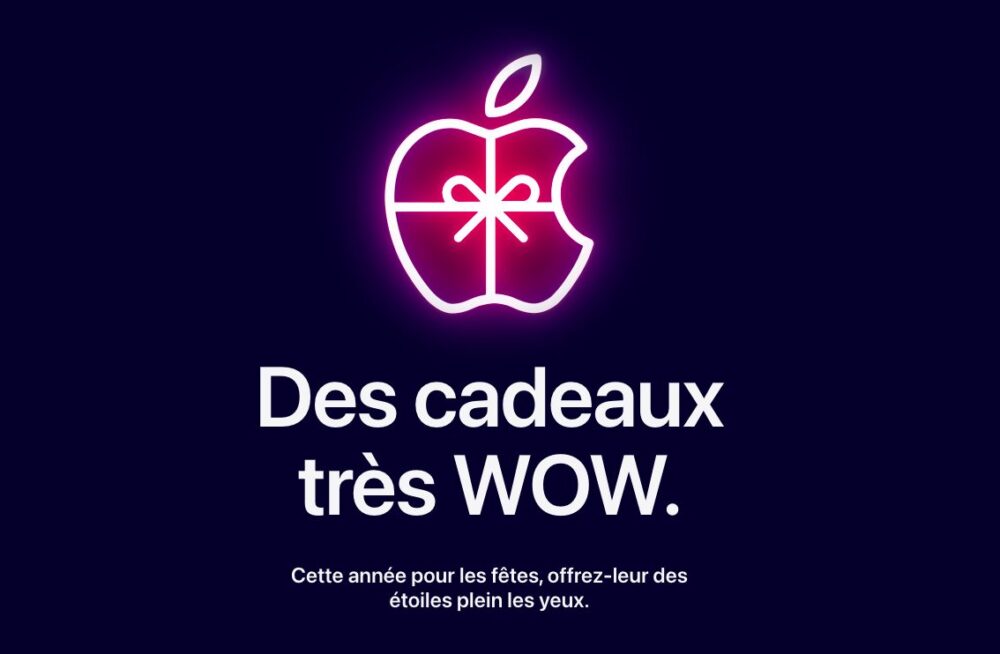 guide de cadeaux Apple Noël 2022