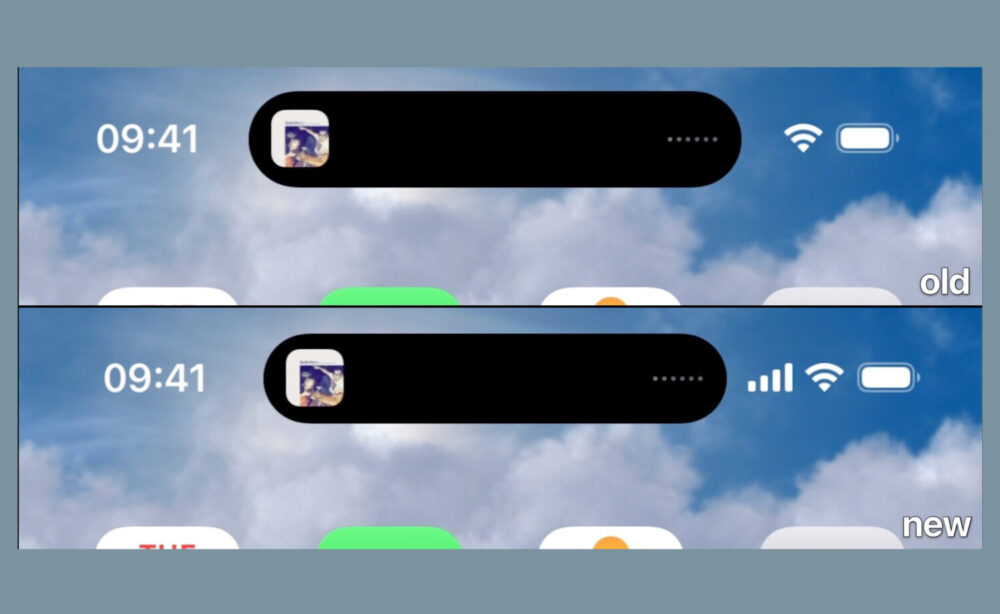 Dynamic Island sur iPhone 14 Pro