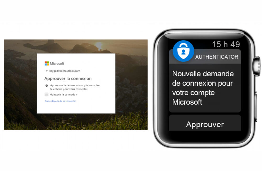 Microsoft Authenticator pour Apple Watch