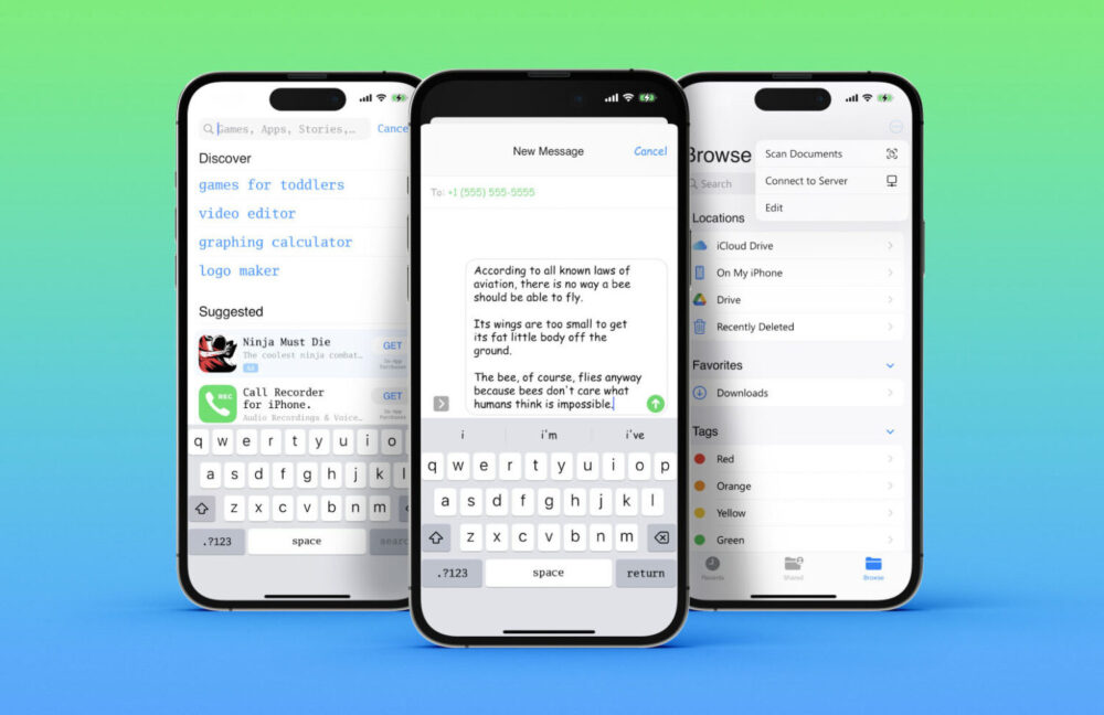 changer la police d'écriture d'iOS