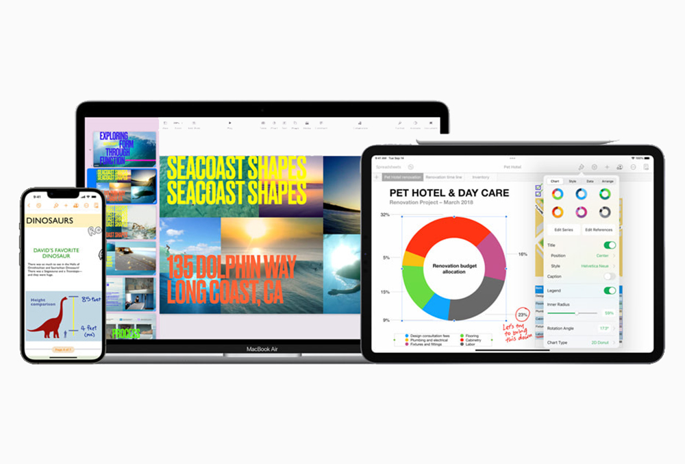 suite iWork d'Apple