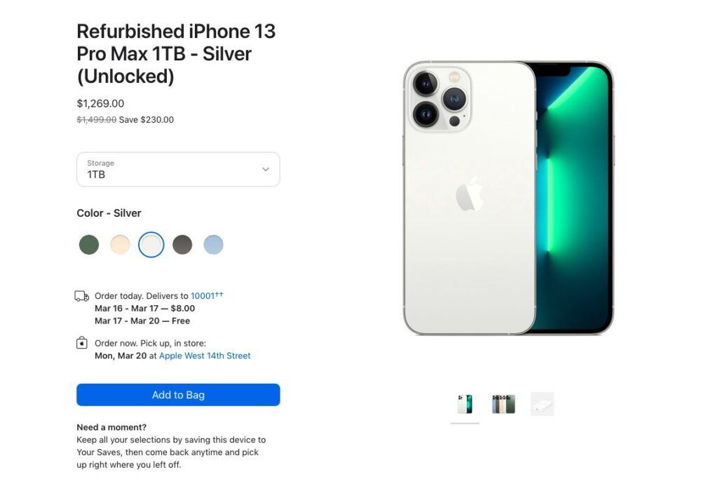 iPhone 13 reconditionné