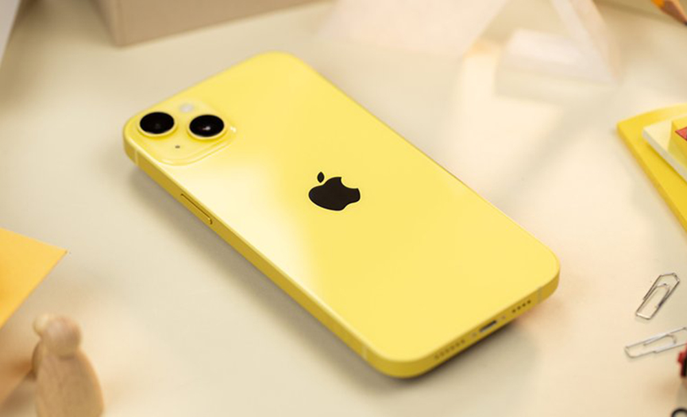 fond d'écran iPhone 14 jaune