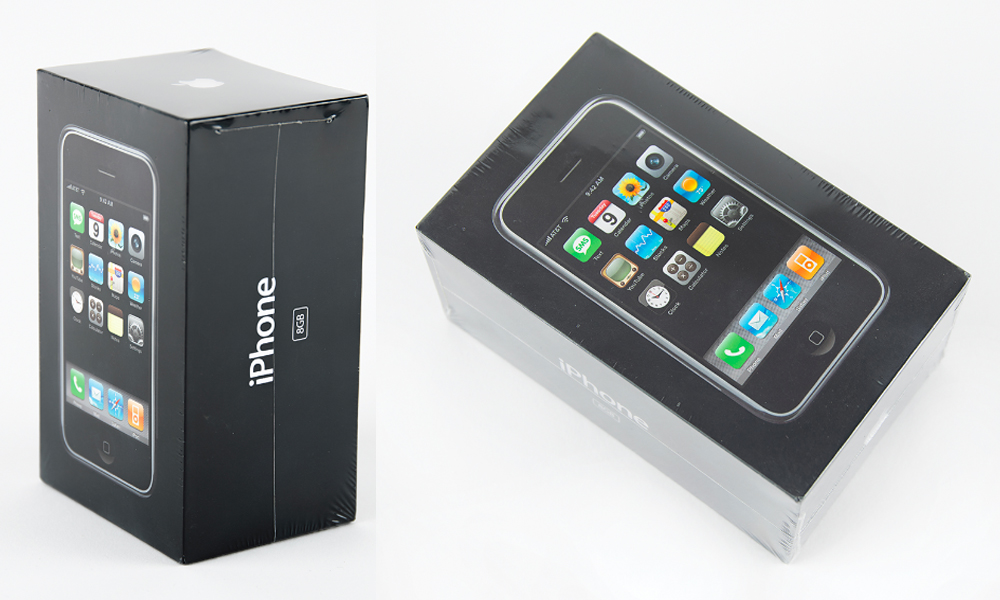 iPhone 2007 Encheres Insolite : un iPhone de 2007 dans son emballage dorigine vendu pour plus de 54 000 dollars aux enchères