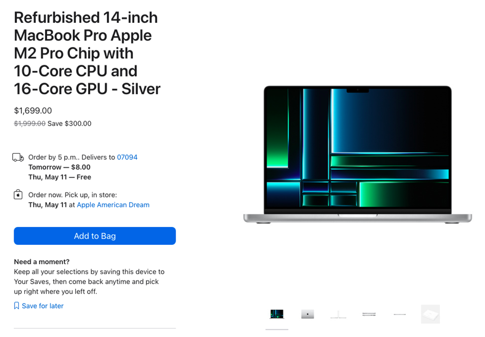 MacBook Pro 2023 reconditionnés