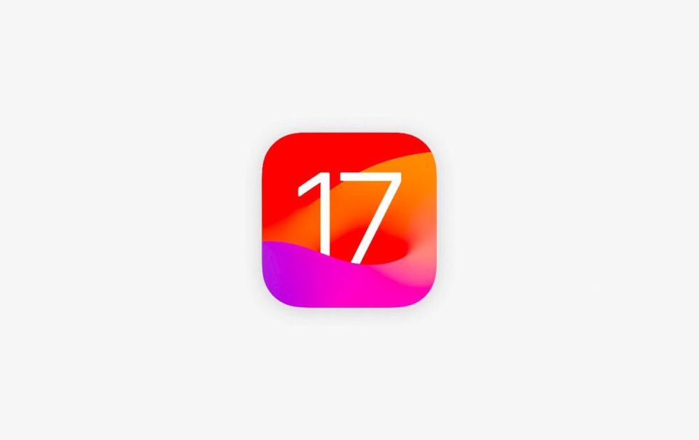 iOS 17 Logo Apple WWDC 2023 1000x629 [WWDC 2023] iOS 17 : NameDrop, Journal ; nouveautés dans Messages, FaceTime, Siri au lieu de Dis Siri et plus