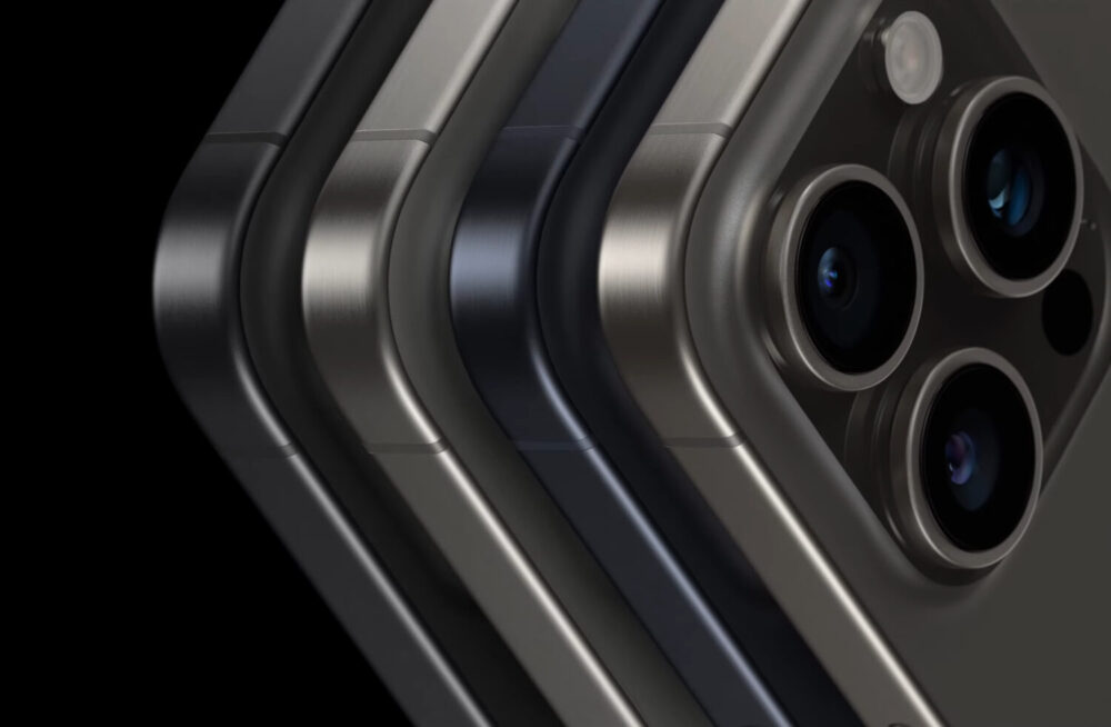 Apple iPhone 15 Pro Coloris Titane 1000x654 [Keynote] iPhone 15 Pro et iPhone 15 Pro Max : USB C, châssis en titane et un appareil photo plus puissant