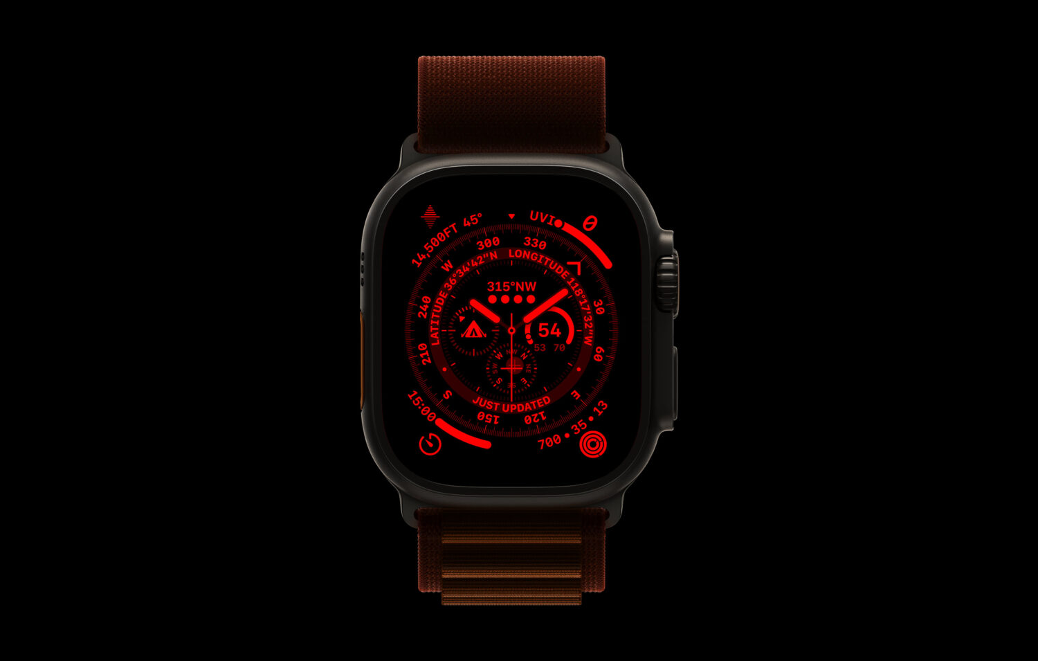 luminosité Apple Watch Ultra