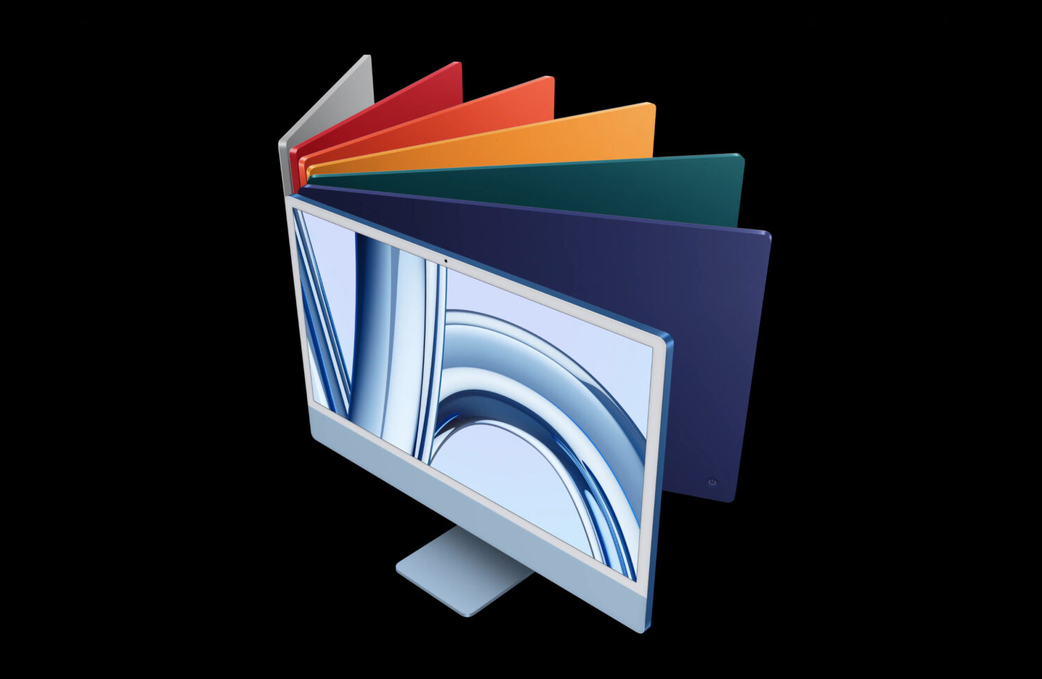 iMac M3 Coloris [Keynote octobre 2023] Voici le nouvel iMac équipé de la puce M3, 6 haut parleurs et des micros qualité studio