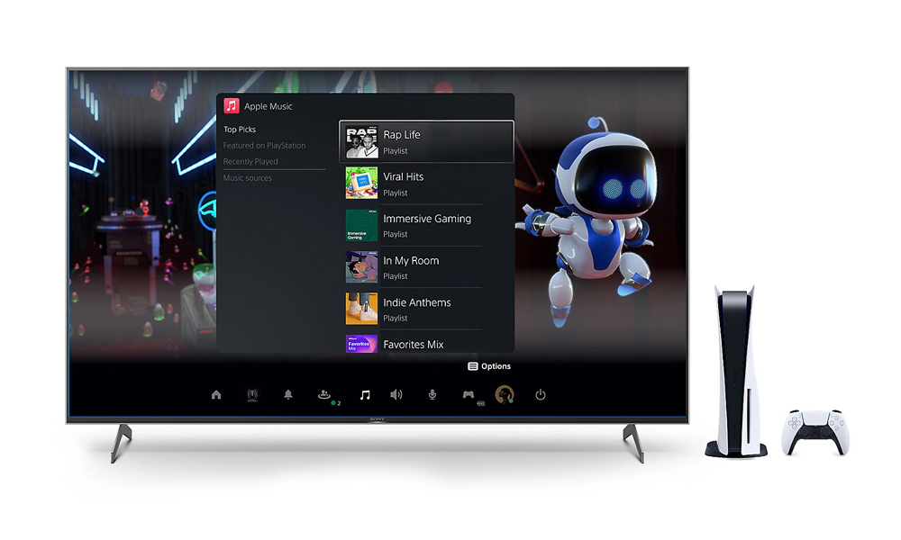 Apple Music sur PlayStation 5