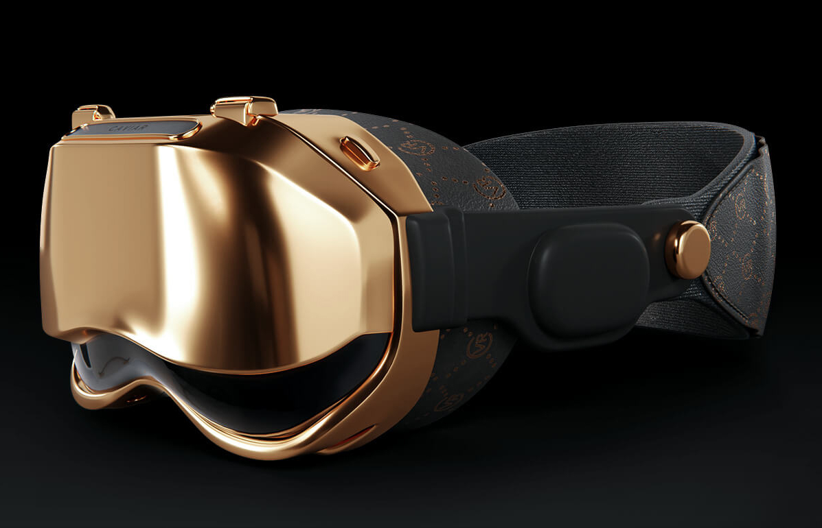 Apple Vision Pro en or