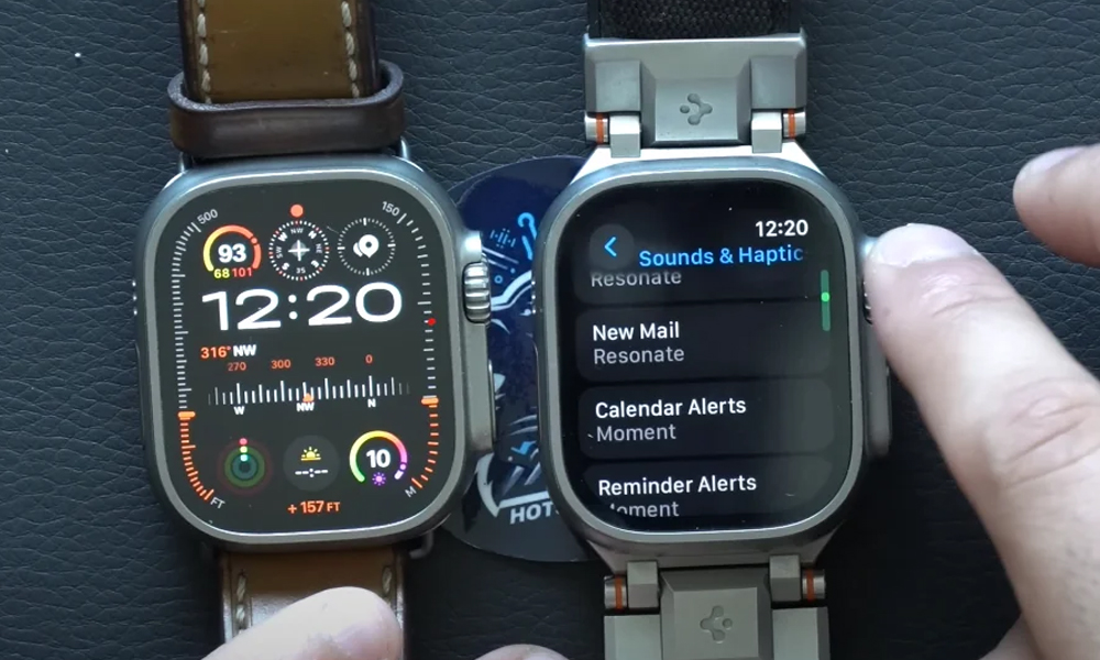 changer sonnerie Apple Watch